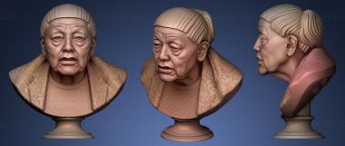 3D model Grace Lee Boggs (STL)